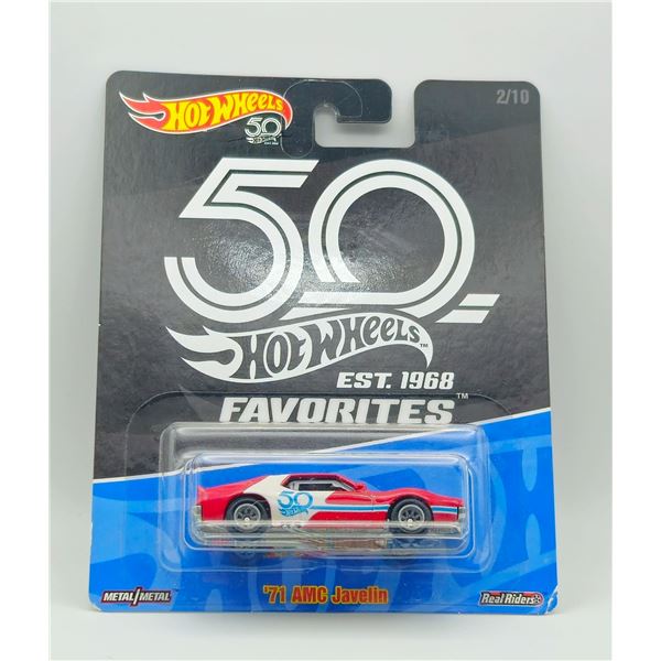 HOT WHEELS 71 AMC JAVELIN  50TH ANNIVERSAY