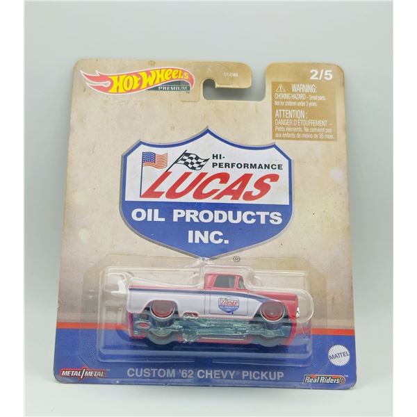 HOT WHEELS PREMIUM CUSTOM 62 CHEVY PICKUP LUCAS