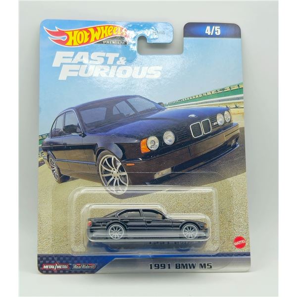 HOT WHEELS PREMIUM FAST & FURIOUS 91 BMW M5 BLACK