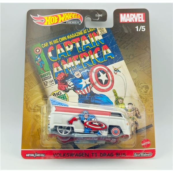 HOT WHEELS MARVEL CAPTAIN AMERICAN VOLKSWAGEN T1