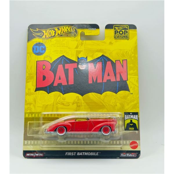HOT WHEELS PREMIUM FIRST BATMOBILE POP CULTURE