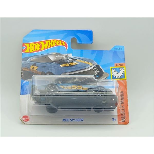 HOT WHEELS SHORT CARD MOD SPEEDER MUSCLE MANIA