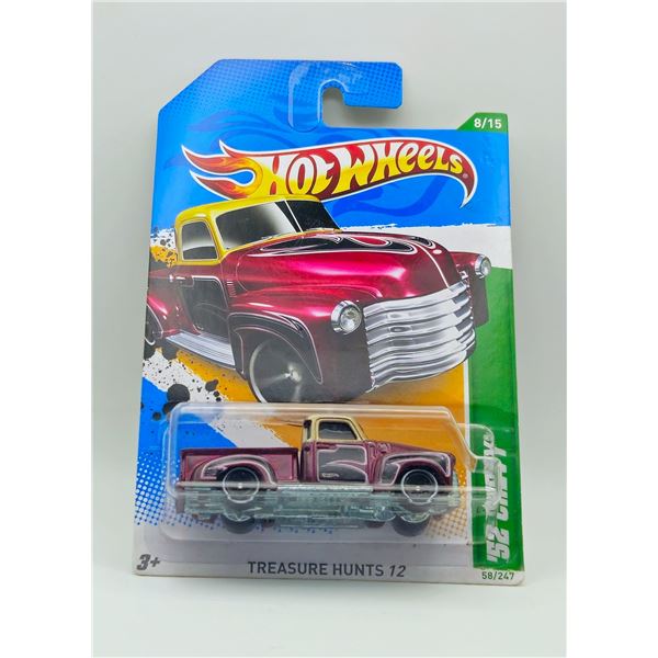 HOT WHEELS TREASURE HUNT 52 CHEVY 2012 RELEASE