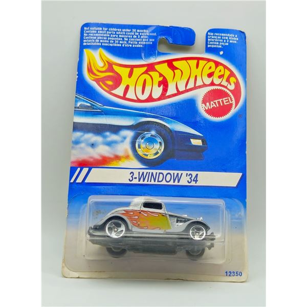 HOT WHEELS 1998 MAINLINE 3-WINDOW 1934 SILVER