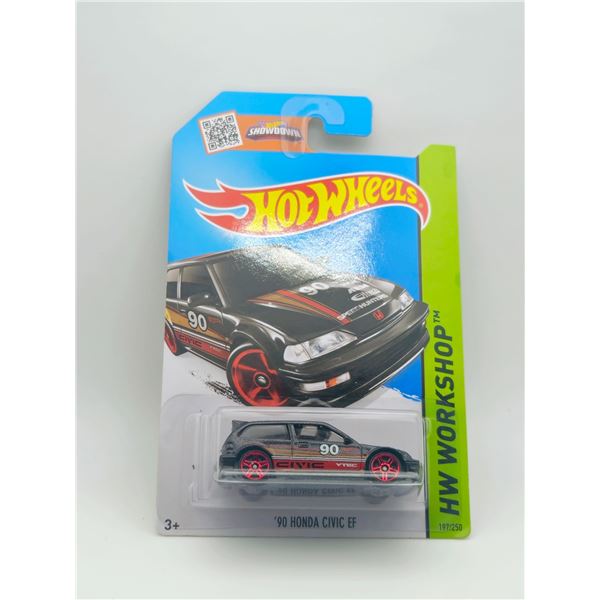 HOT WHEELS 90 HONDA CIVIC EF HW WORKSHOP BLACK