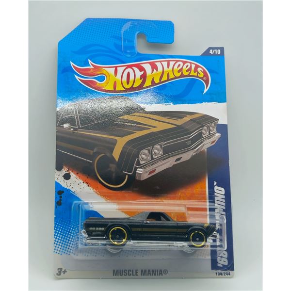HOT WHEELS EL CAMINO MUSCLE MANIA 2011 BLACK