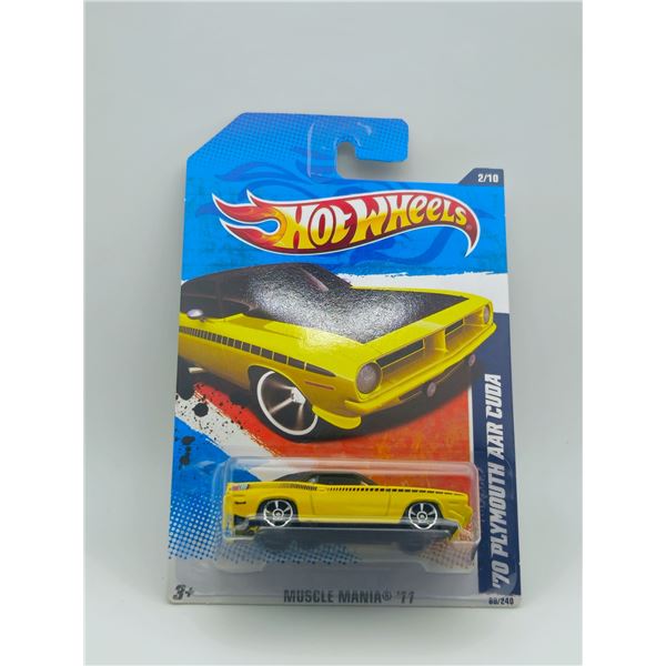 HOT WHEELS 70 PLYMOUTH AAR CUDA MUSCLE MANIA 10