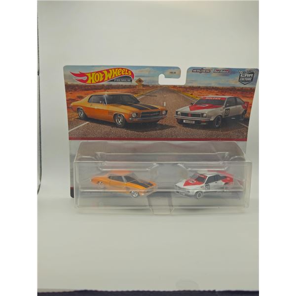 HOT WHEELS PREMIUM 73 HOLDEN MONARO GTS & 1977