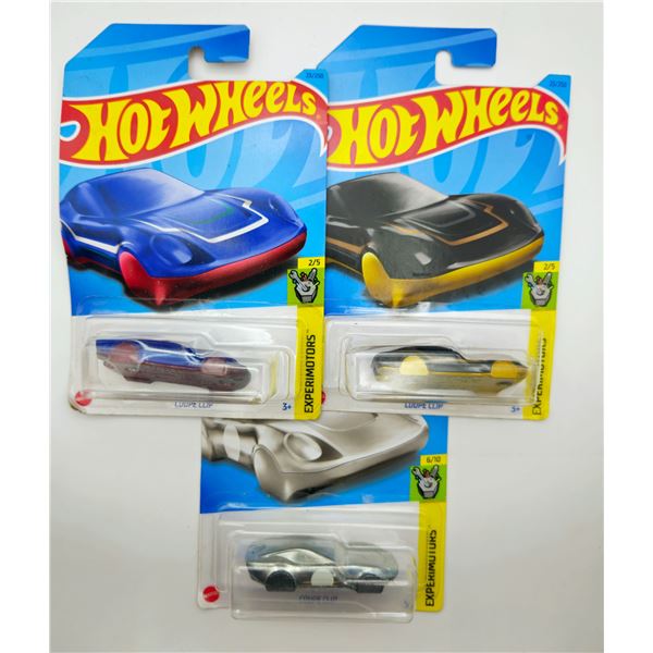 3 HOT WHEELS COUPE CLIP 3 VARIANTS