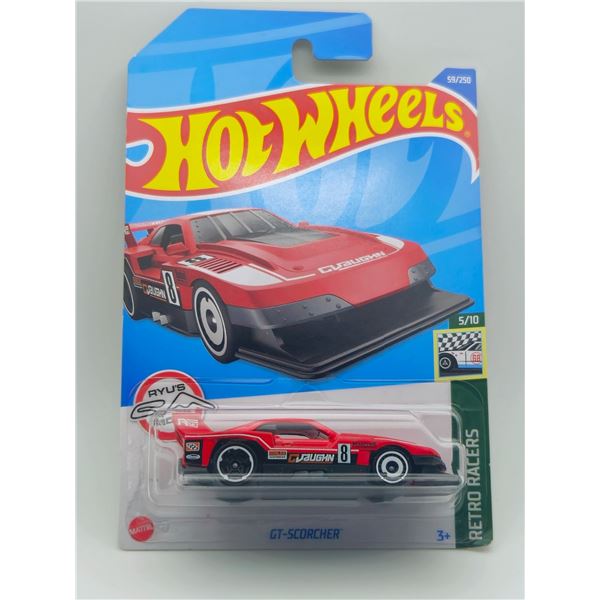 HOT WHEELS GT-SCORCHER RED RETRO RACERS RYU RIDERS