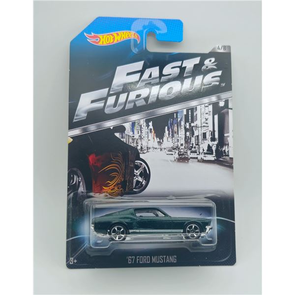 HOT WHEELS 67 FORD MUSTANG FAST & FURIOUS GREEN