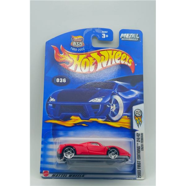 HOT WHEELS ENZO FERRARI 2003 FIRST EDITIONS RED