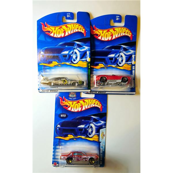 3 HOT WHEELS 2002 RELEASE 70 PLYMOUTH BARRUCUDA