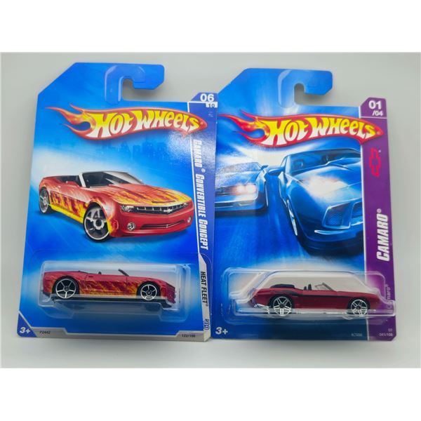 LOT OF 2 HOT WHEELS CAMARO CONVERTIBLE CONCEPT &
