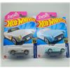Image 1 : LOT OF 2 HOT WHEELS BARBIE MOVIE 1956 CORVETTE