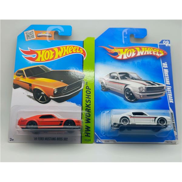 LOT OF 2 HOT WHEELS 65 MUSTANG FASTBACK