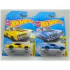 Image 1 : LOT OF 2 HOT WHEELS 1967 CHEVELLE SS 396 BLUE &