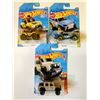 Image 1 : LOT OF 3 HOT WHEELS BAJA TRUCK & BOGZILLA & 2015