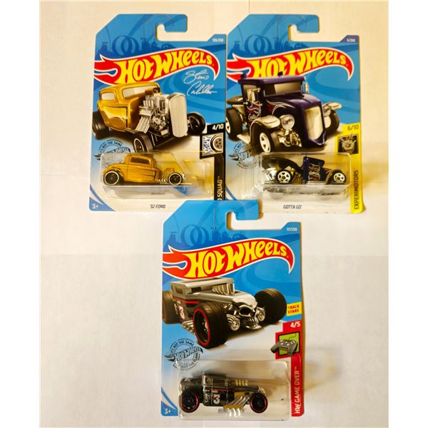 LOT OF 3 HOT WHEELS GOTTA GO & BONESHAKER & 1932