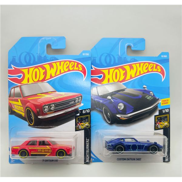 LOT OF 2 HOT WHEELS DATSUN 510 & 240Z