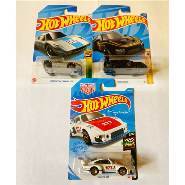 LOT OF 3 HOT WHEELS PORSCHE 904 CARRERA GTS &