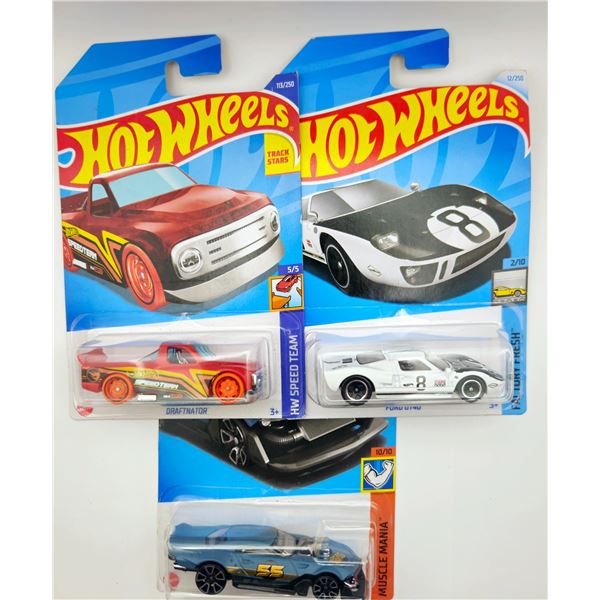 3 HOT WHEELS FORD GT40 & DRAFTNATOR & MOD SPEEDER