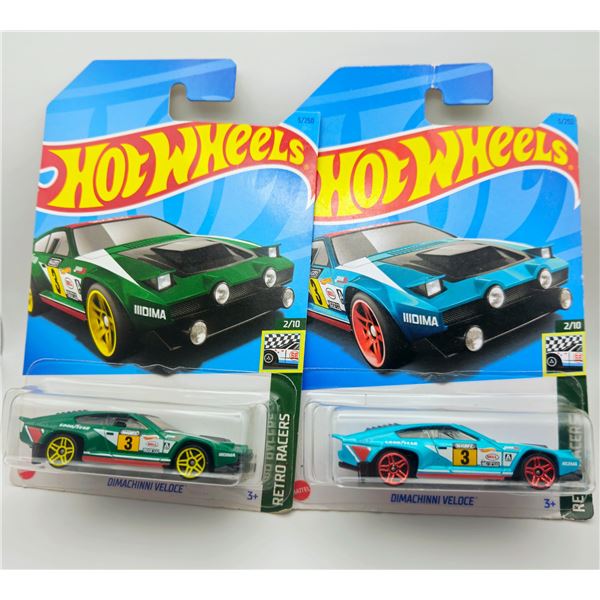 2 HOT WHEELS DIMACINNI VELOCE