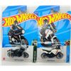 Image 1 : 2 HOT WHEELS BMW R - T RACER & DUCATI DESERT X