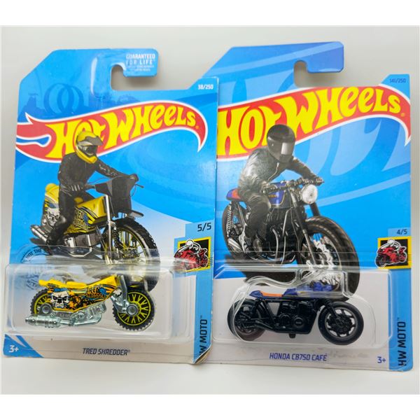 2 HOT WHEELS HONDA CB750 & TRED SHREDDER