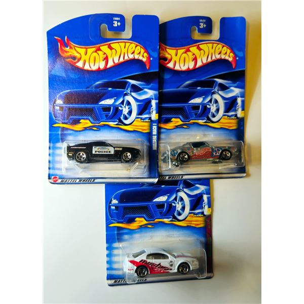 3 HOT WHEELS POLICE MUSTANG MACH 1, 1999 MUSTANG