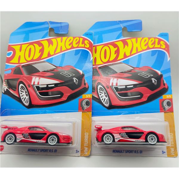 2 HOT WHEELS RENAULT SPORT R.S 01
