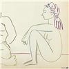 Image 2 : La Comedie Humaine 27.1.54-I by Picasso (1881-1973)