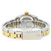 Image 5 : Rolex Ladies Quickset Two Tone Black Diamond Datejust With Oyster Band
