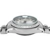 Image 5 : Rolex Ladies Stainless Steel Silver Index Engine Turn Bezel Date Wristwatch With