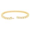 Image 4 : 12.47 ctw Diamond Tennis Bracelet - 14KT Yellow Gold