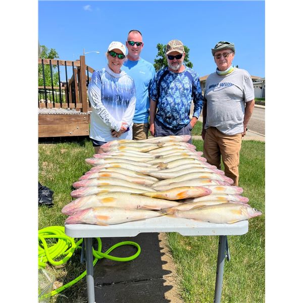 North Dakota Walleye & Pike Fishing.  Walleye, Pike, & Small mouth Fishing for 2 people.