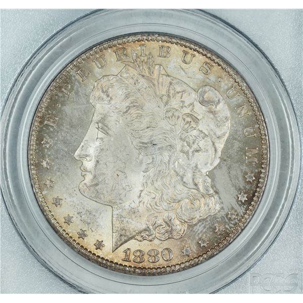 1880/9 S Morgan dollar, PCGS MS65, est.$350