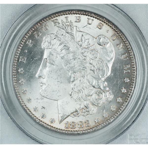 1882  Morgan dollar, PCGS MS64, est. $150