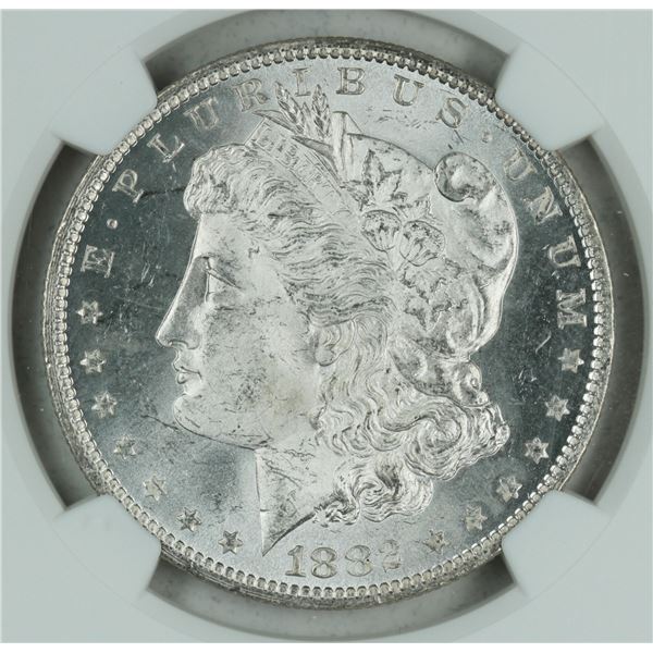 1882 O Morgan dollar, NGC  MS64, est. $$150