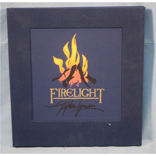 Lyman, Stephen, Greenwich Workshop Chapbook, Firelight, ©1992, includes signed and numbered companio
