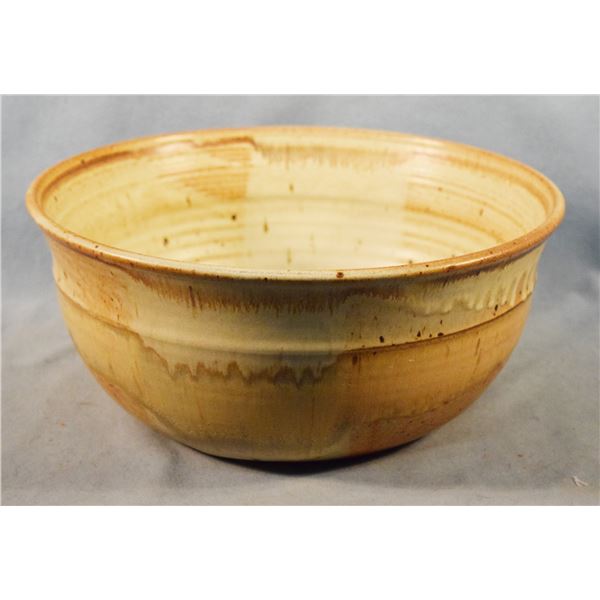 Markle, Robert, pottery bowl, 13" diameter, 6" deep, 1978