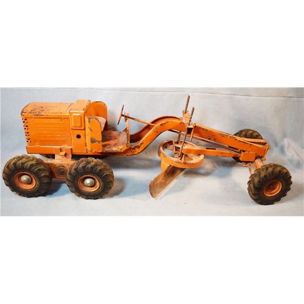 Vintage toy road grader