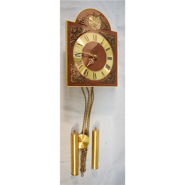 German made cuckoo clock, Tempus Fugit, with weights