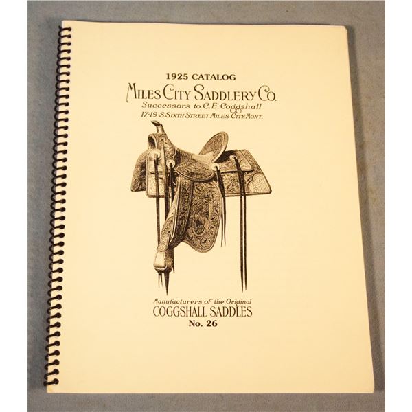 (2) 1925 Miles City Saddlery Co. replica catalogs