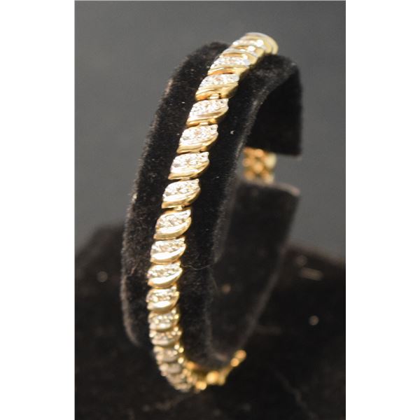 Diamond Tennis Bracelet, single cut round diamonds, color I-J, clarity 12-13