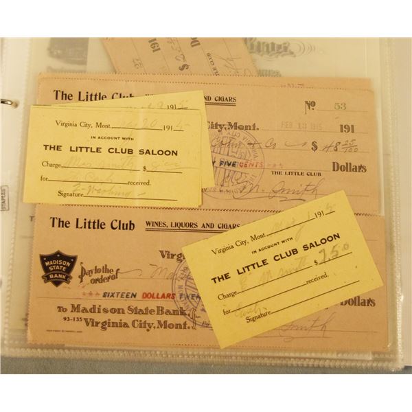 Vintage Montana paperwork/receipts/letters: Buford Mercantile Co. - Virginia City; Goodkind Bros. - 