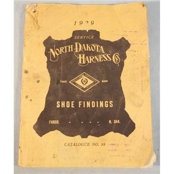 1929 North Dakota Harness Shoe Repair Catalog, Fargo, ND, soft cover, fair