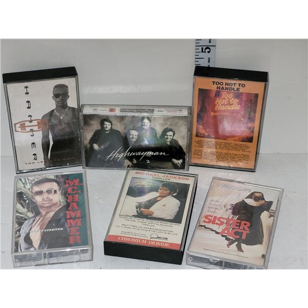 Lot of 5 Cassette Tapes - Various Genres