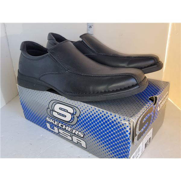 Mens Size 10 Skechers Black Shoes - Model 61986