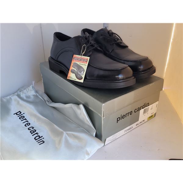 Mens Size 10 Pierre Cardin New Black Shoes - Model 72603